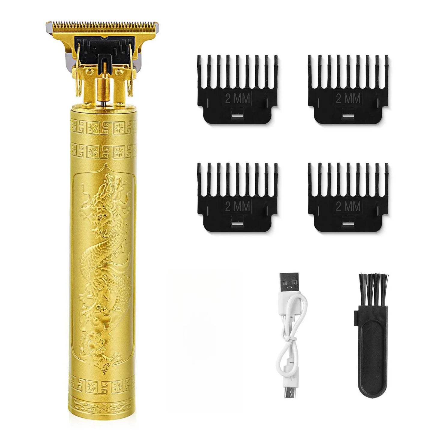 💈 Professional Cordless Zero-Gap T-Blade Trimmer