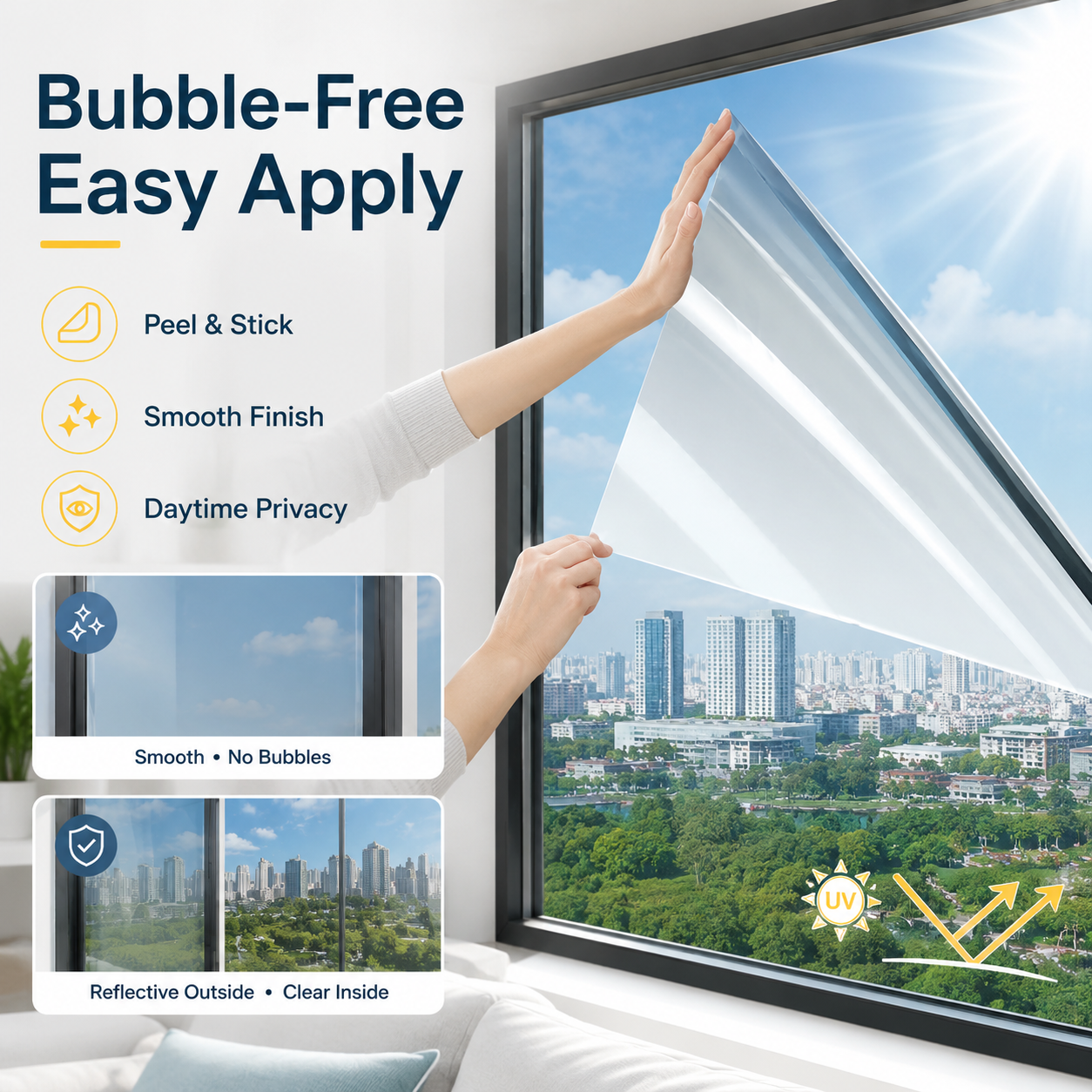 ๐ช One-Way Privacy Window Film