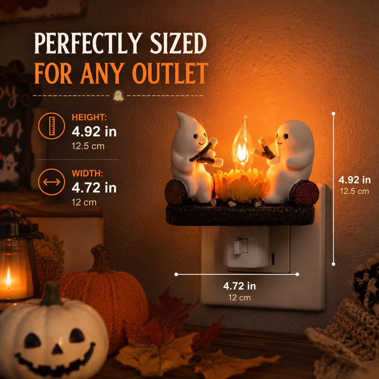 Ghost Campfire LED Night Light