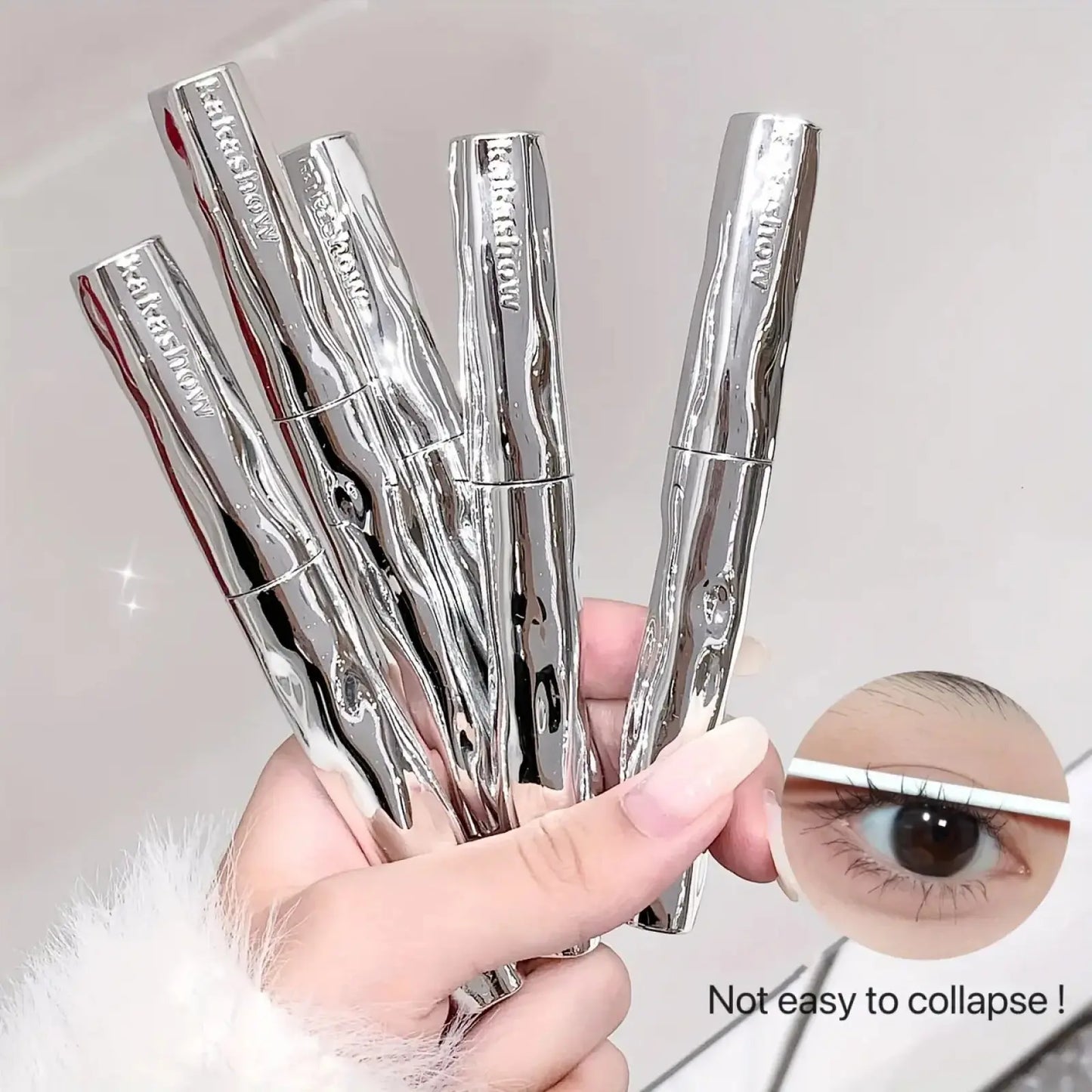 Waterproof Lengthening & Curling Black Mascara