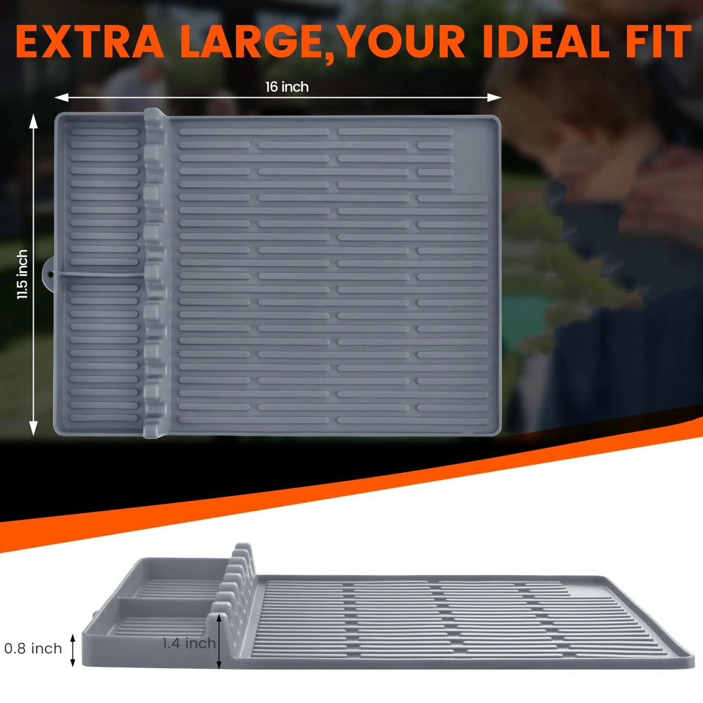 Silicone Grill Side Shelf Mat & BBQ Tool Holder π₯©π₯
