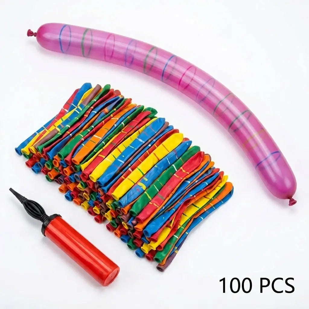 ๐100pcs Whistling Flying Rockets with Pump |Outdoor Party Games and Birthday Gifts