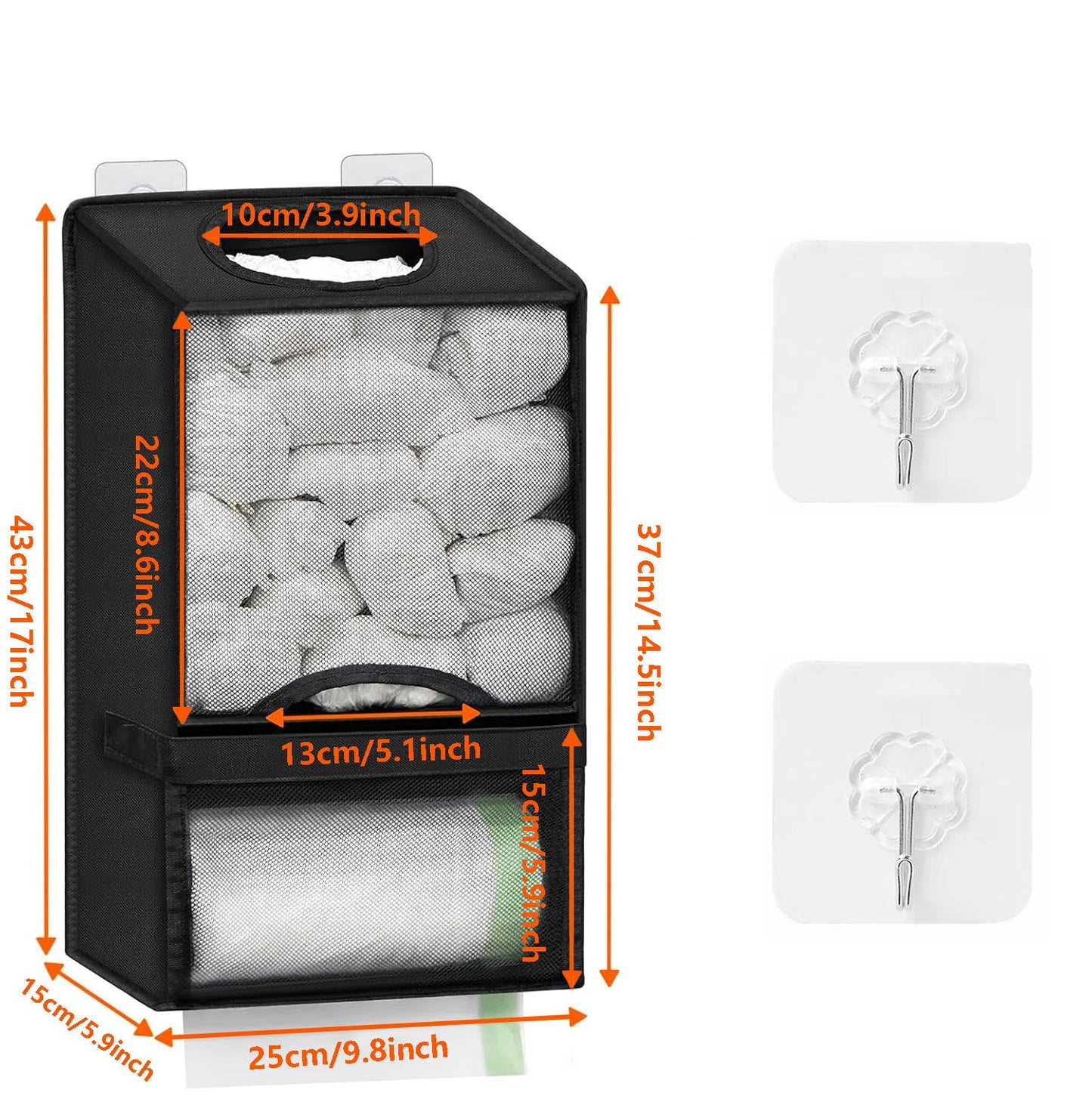 ποΈ 2-in-1 Extra-Large Plastic Bag Holder