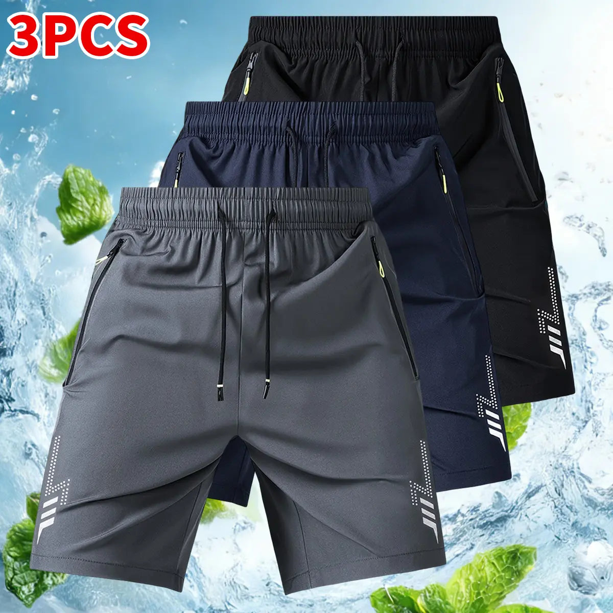 🩳 Men’s Unisex Athletic Shorts (3-Pack)