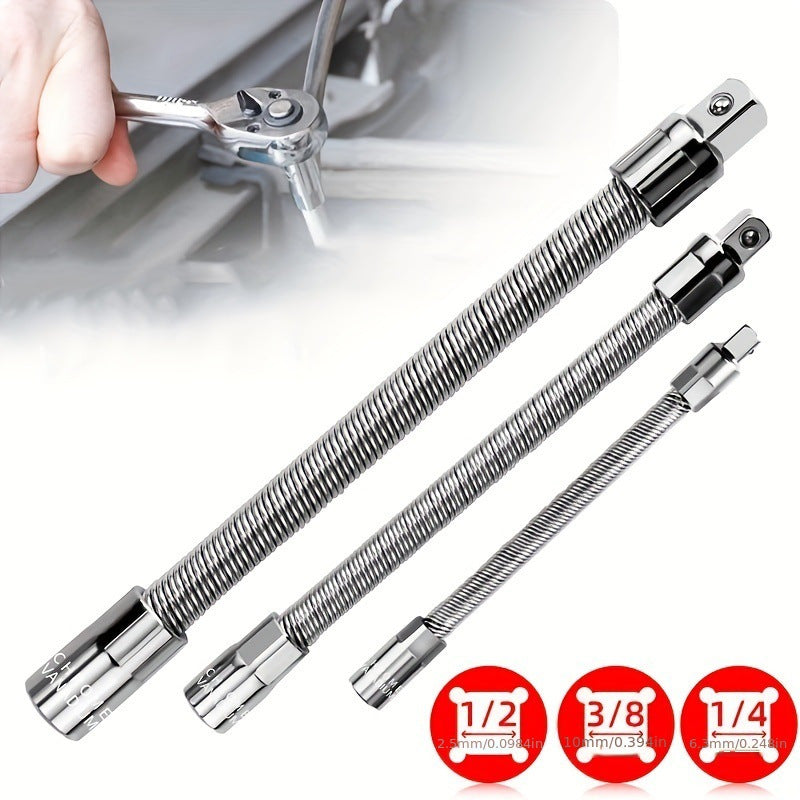 1/2 Inch 35cm Socket Ratchet Wrench & Flex Shaft Set π§π