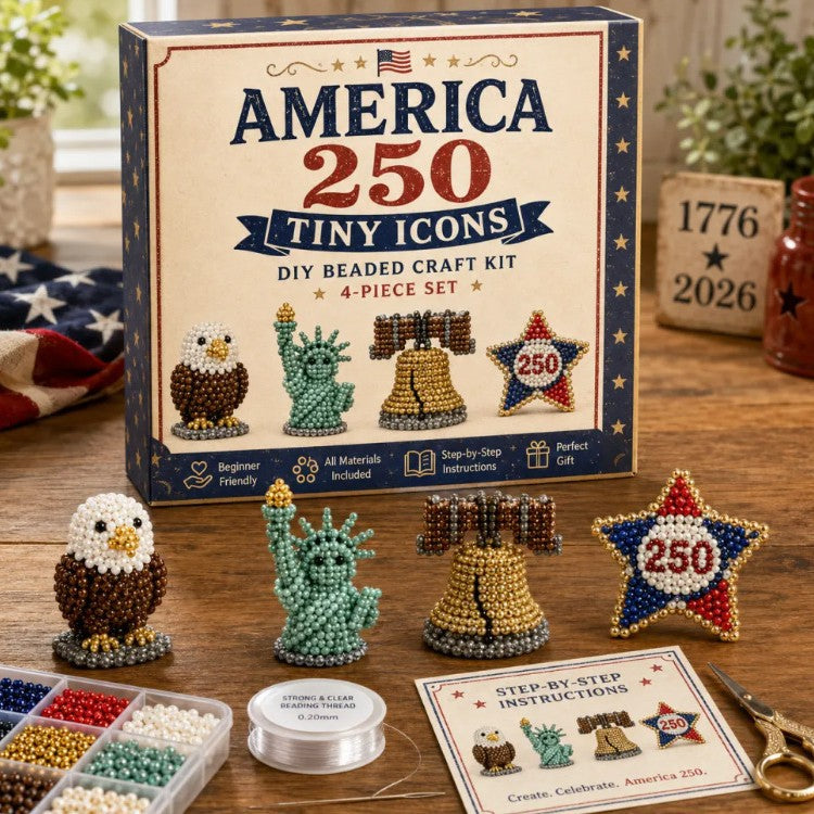 π Cute Portable 3D Beaded Skeleton DIY Kit