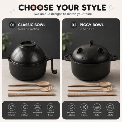 🍜 Ultimate Microwave Ramen Bowl Set