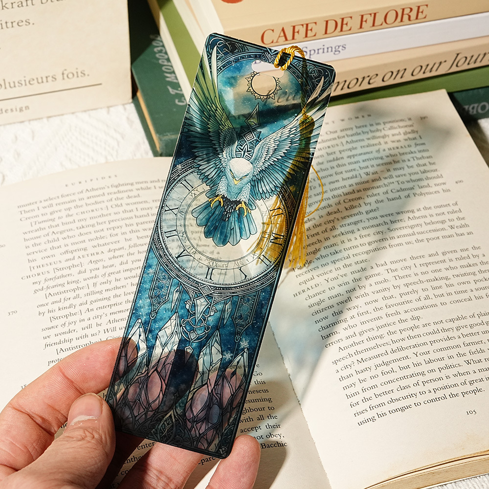 Handcrafted Stained-Glass Acrylic Bookmarks 🔖✨