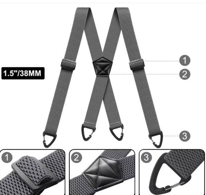 🔥Last Day 49% OFF - 👔 X-Back Hidden Under-Clothing Suspenders