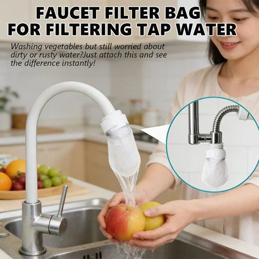 Universal Faucet Filter Bag | Tap & Spring Water Purifier, Rust & Impurity Remover
