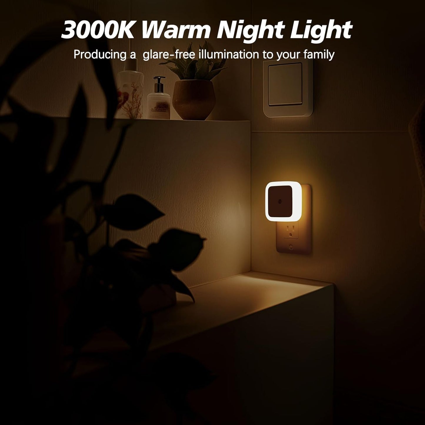 Auto On/Off Light Sensing LED Night Light