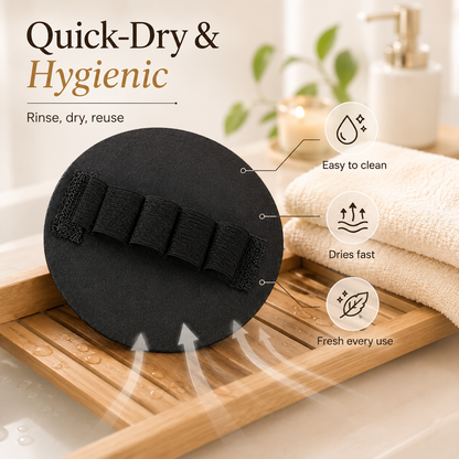 🧽 4 Counts Soft Exfoliating Shower Scrubber