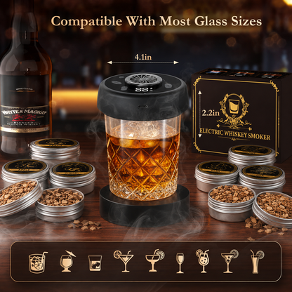 🥃 Electric Whiskey Smoker Kit