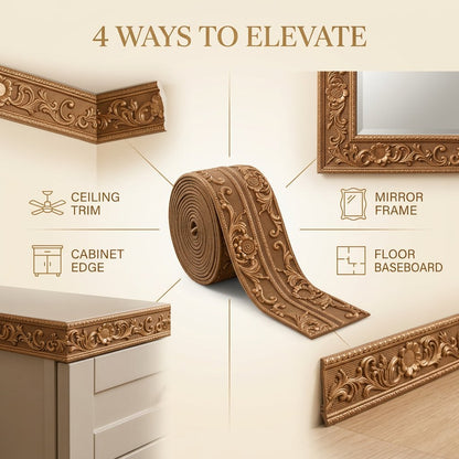 ✨Self-Adhesive Flexible Skirting & Wall Molding Trim
