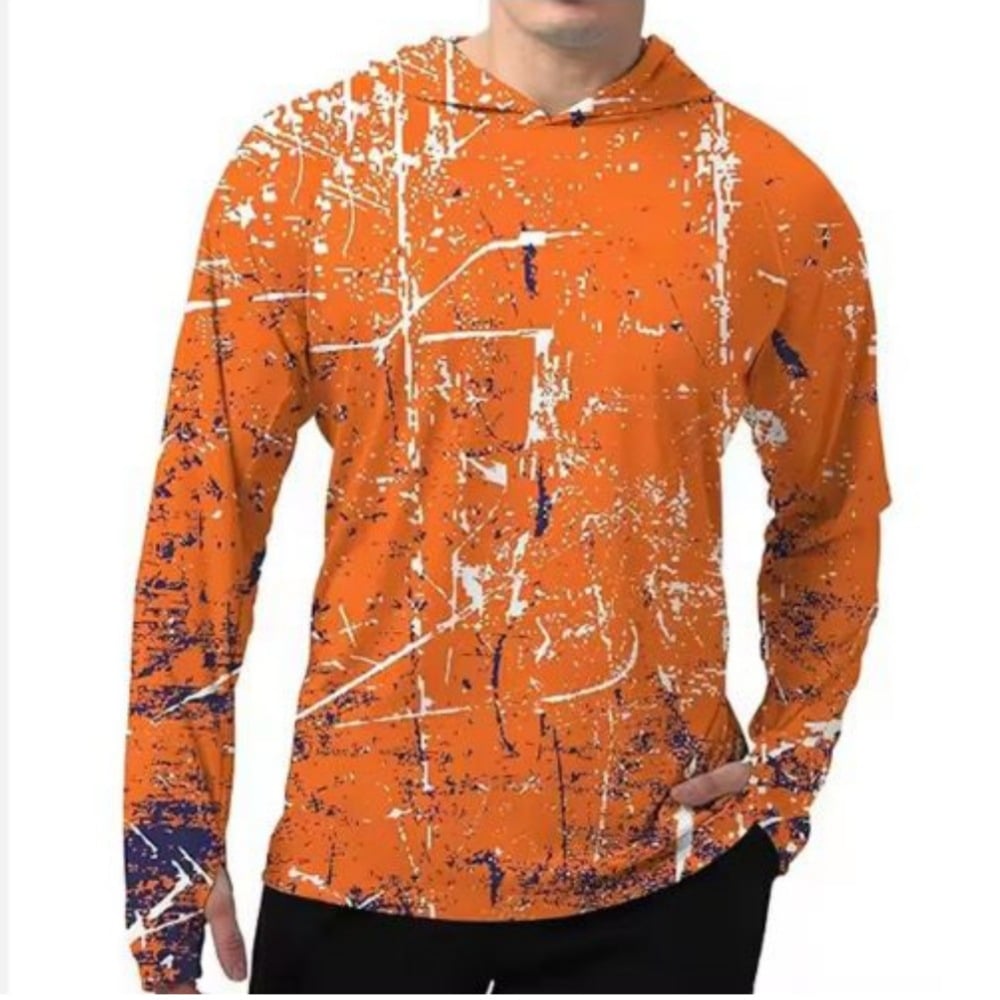 Men's UPF 50+ Outdoor Sun Hoodie | Quick-Dry Fishing & Hiking Shirt