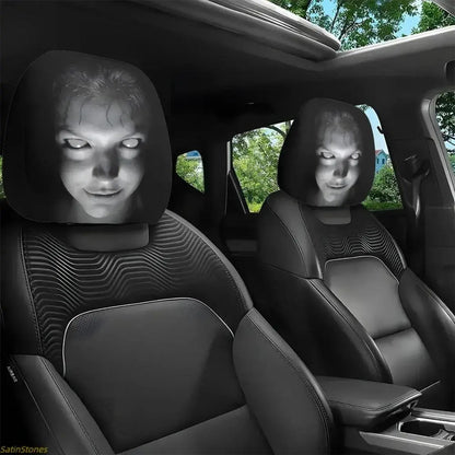 🔥LAST DAY 49% OFF-🤡 Creepy Funny "Uncanny" Car Headrest Covers