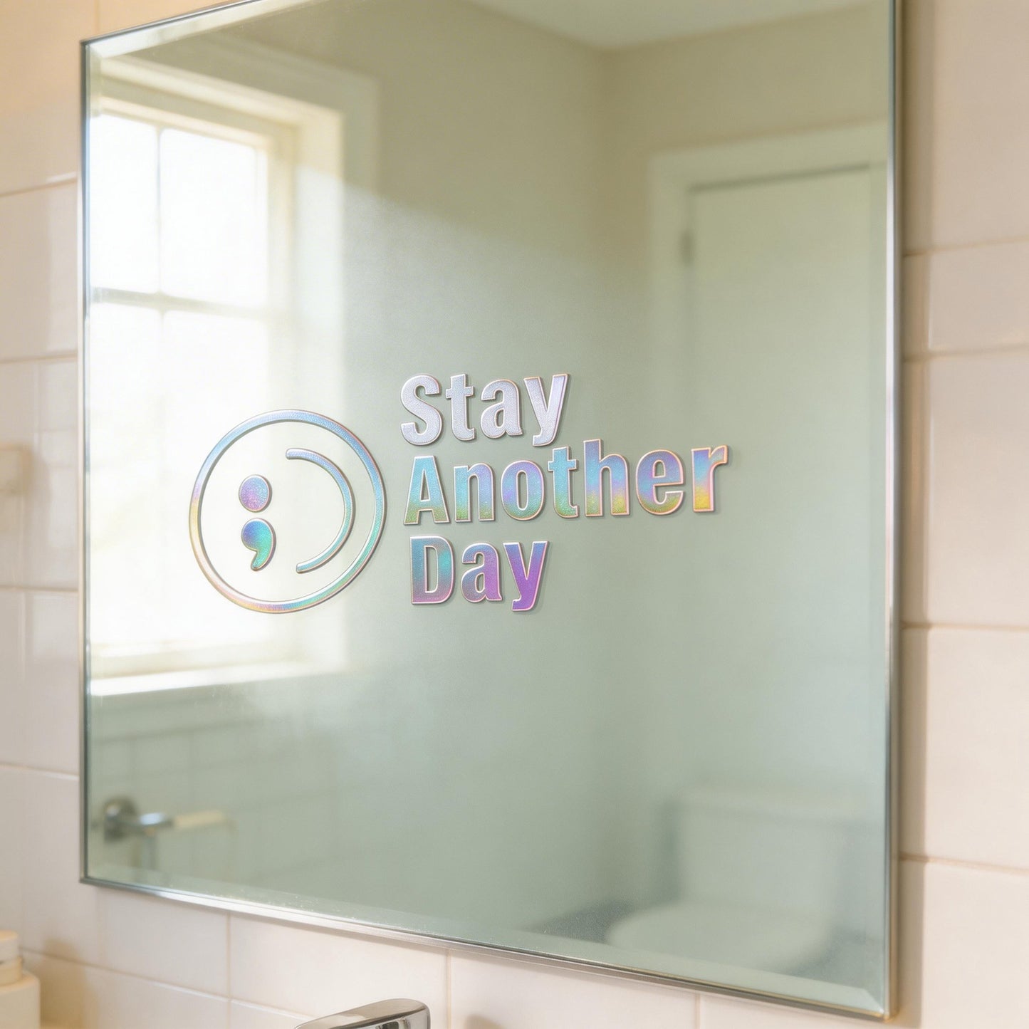 💥Buy 1 Get 1 Free -🎗️🚗 SAD Mental Health Awareness Car Decal