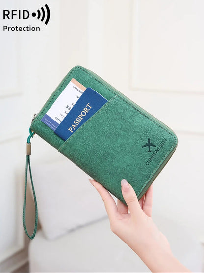 🔥Last Day 49% OFF - ✈️ RFID Blocking Multi-Passport Holder & Travel Organizer