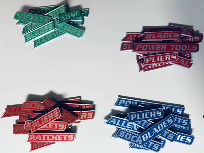 🔥Hot Sale 49% off🌟12 Pack of  Magnetic Toolbox Labels🔩