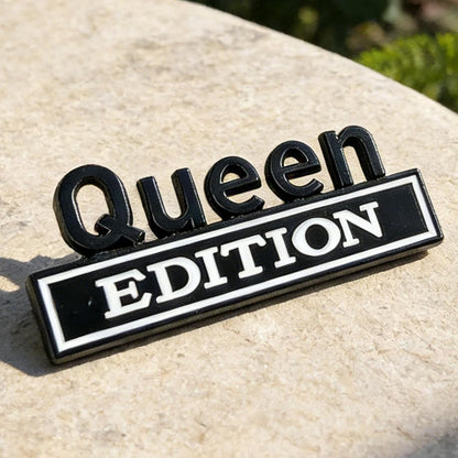 👑 Queen Edition 3D Metal Vehicle Emblem