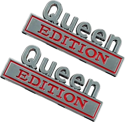 👑 Queen Edition 3D Metal Vehicle Emblem