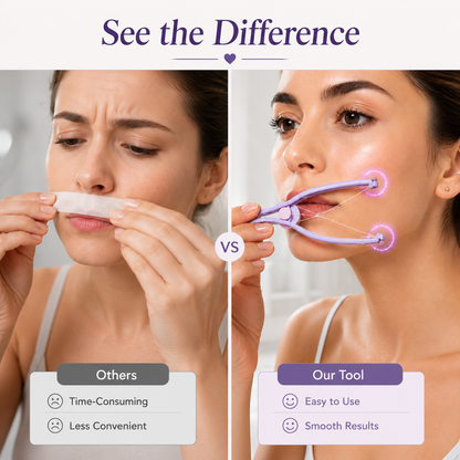 ThreadGlide™ Eco-Friendly Facial Hair Threading Tool🌈