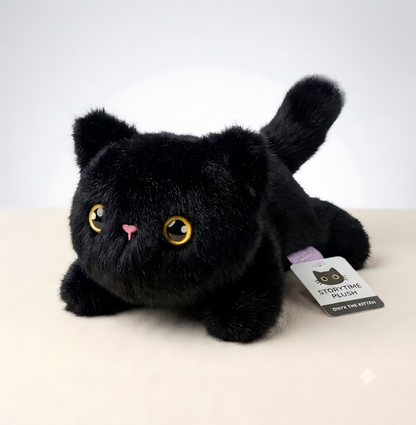 🐱 Magnetic Black Cat Car Plush Toy