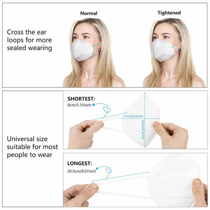 🔥Last Day 49% OFF - 🥇KN95 Mask 🛡️5-layer Breathable Design