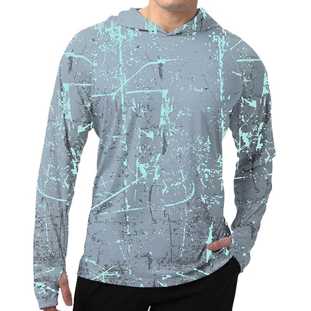 Men's UPF 50+ Outdoor Sun Hoodie | Quick-Dry Fishing & Hiking Shirt