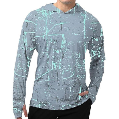 Men's UPF 50+ Outdoor Sun Hoodie | Quick-Dry Fishing & Hiking Shirt