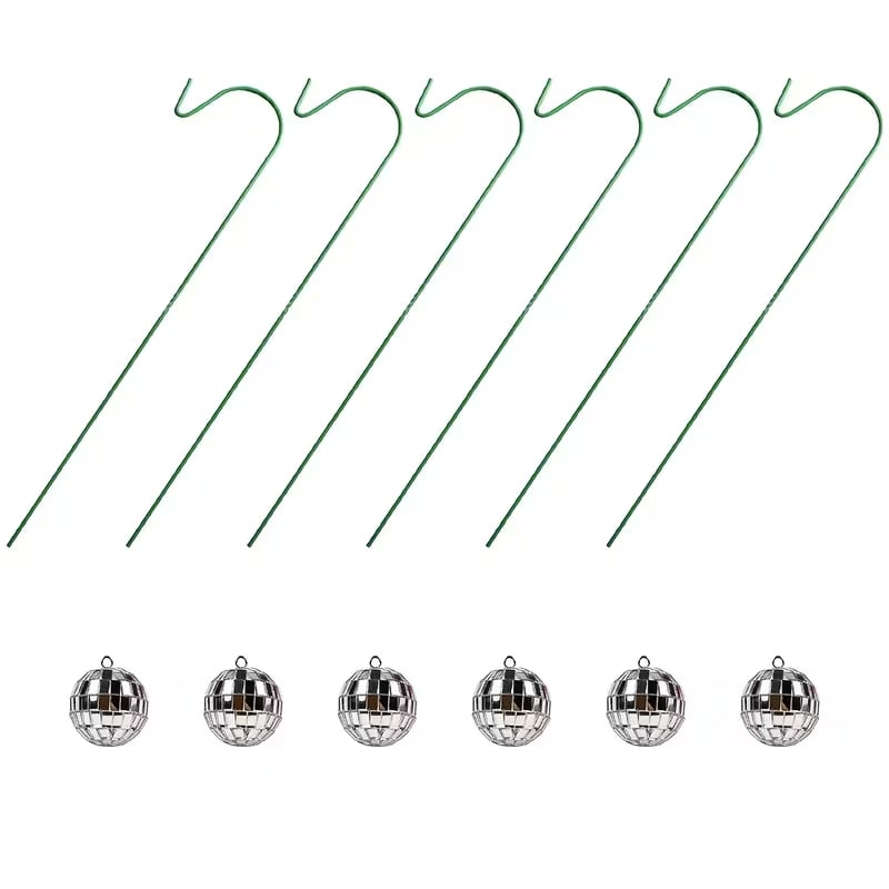 🪩🌱 Mini Disco Ball Garden Stake