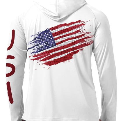 Men's UPF 50+ Outdoor Sun Hoodie | Quick-Dry Fishing & Hiking Shirt