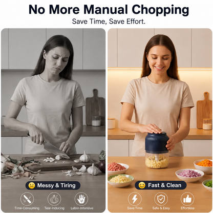 ⚡ Electric Mini Food Shredder & Grinder