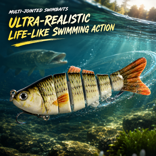 🐟 Multi-Jointed Swimbaits Fishing Lure Set
