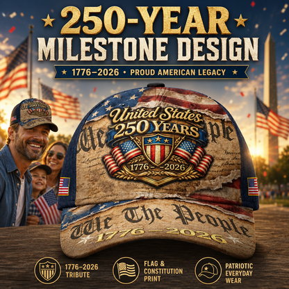 🧢 250th American Anniversary Baseball Cap