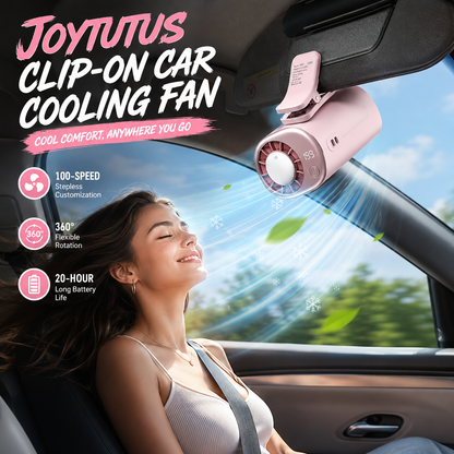 🚗 Joytutus Clip-On Car Cooling Fan