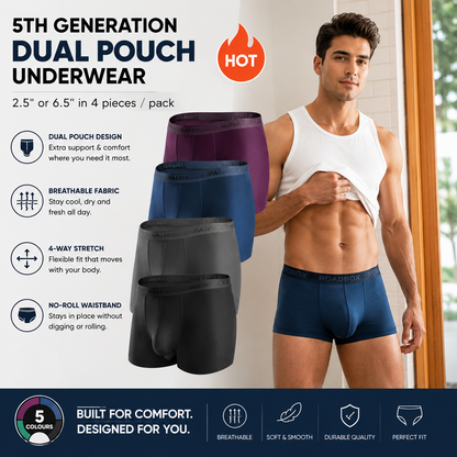 father-s-day-gift-summer-essential-men-s-dual-pouch-ice-silk-trunks-4pcs-2551