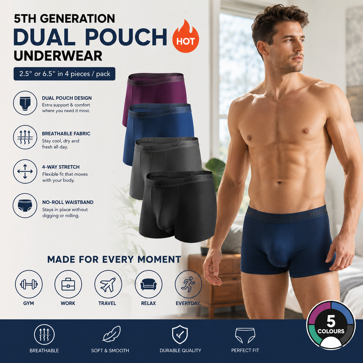 father-s-day-gift-summer-essential-men-s-dual-pouch-ice-silk-trunks-4pcs-2551