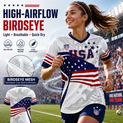 ⚽️ USA Bald Eagle Soccer Jersey 2026
