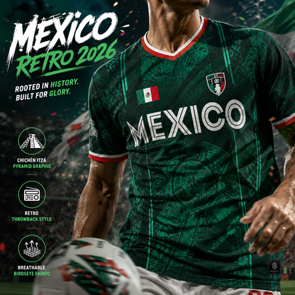 ⚽ 2026 Mexico Retro Soccer Jersey