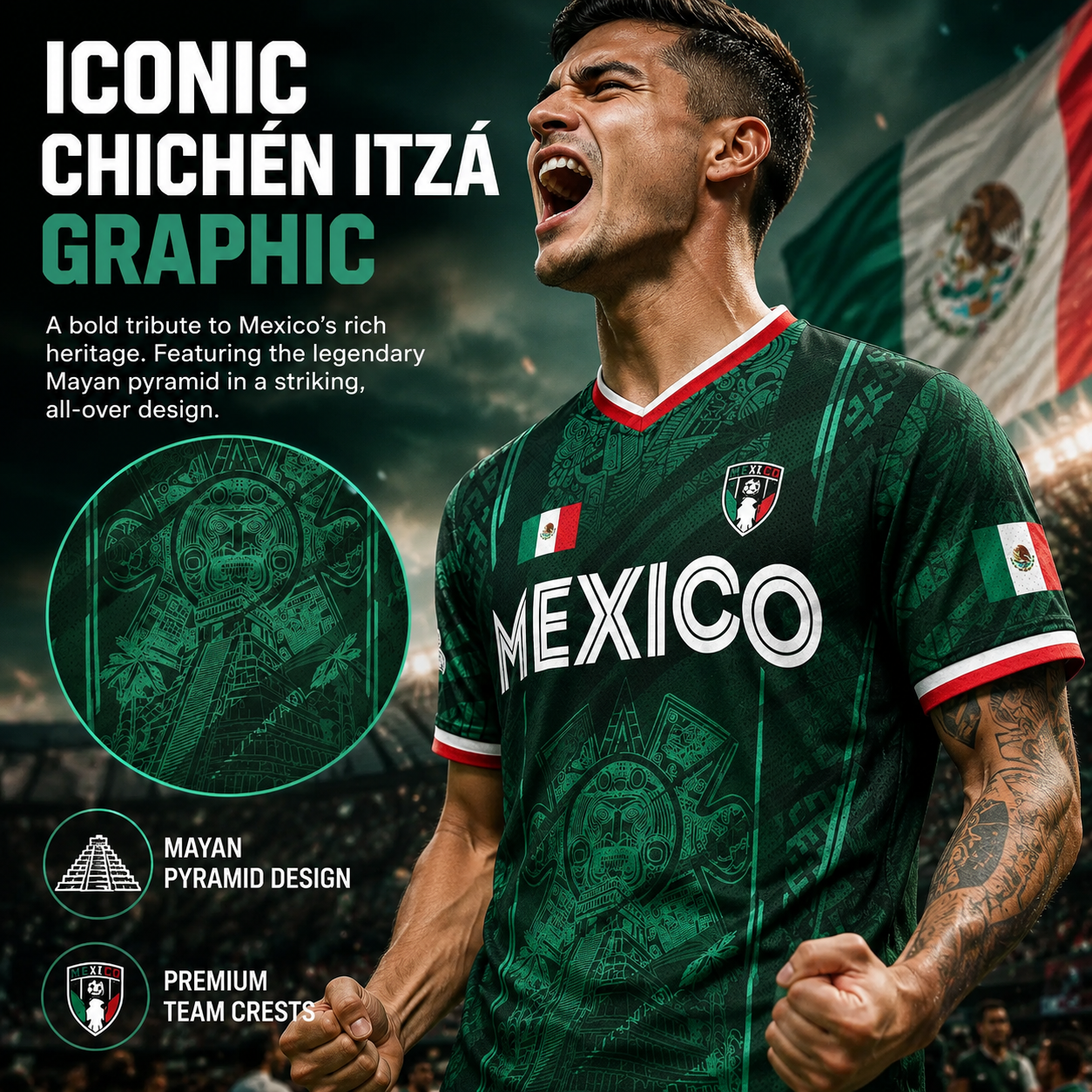 ⚽ 2026 Mexico Retro Soccer Jersey