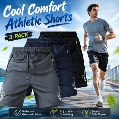 🩳 Men’s Unisex Athletic Shorts (3-Pack)