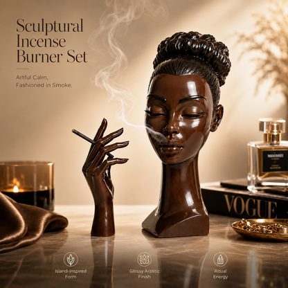 ✨ Sculptural Incense Burner Set