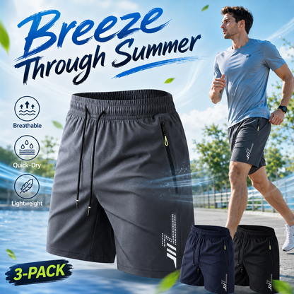 🩳 Men’s Unisex Athletic Shorts (3-Pack)