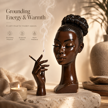✨ Sculptural Incense Burner Set