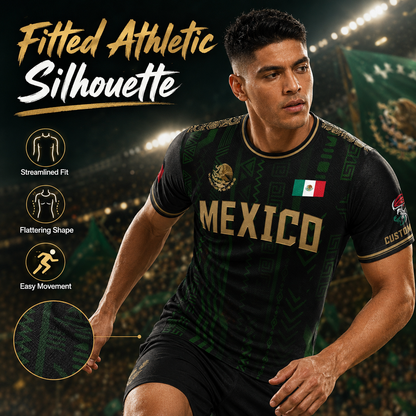 ⚽ Aztec-Inspired Long Sleeve Soccer Jersey