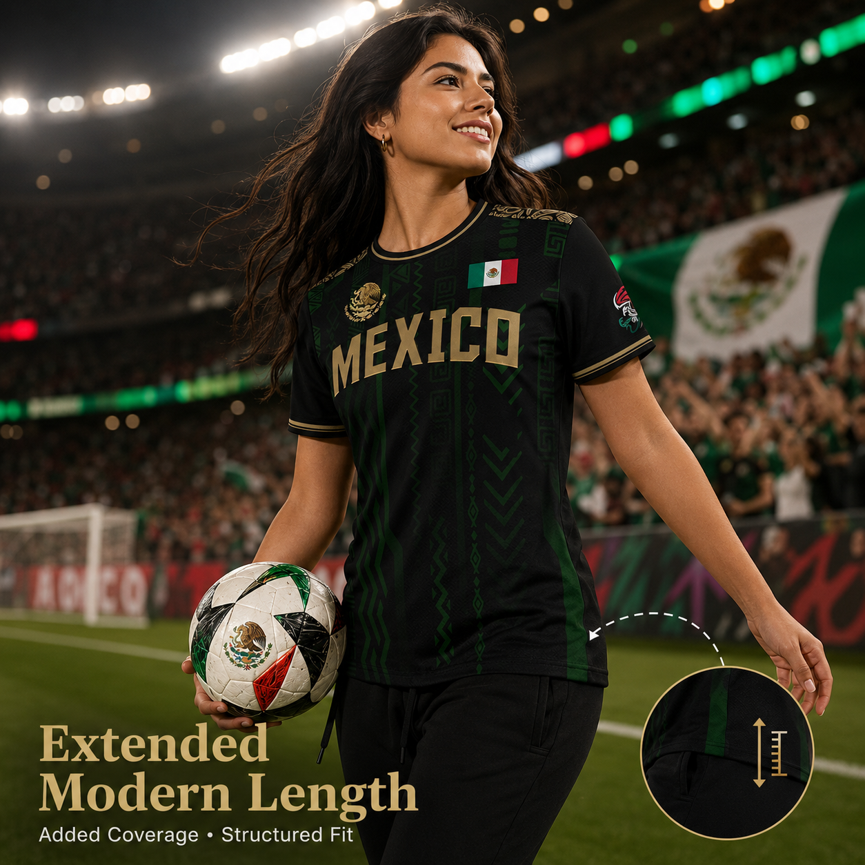 ⚽ Aztec-Inspired Long Sleeve Soccer Jersey