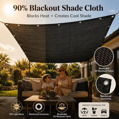 [💥SUMMER SALE] ☀️ 10x13ft Premium 90% Blackout Shade Cloth