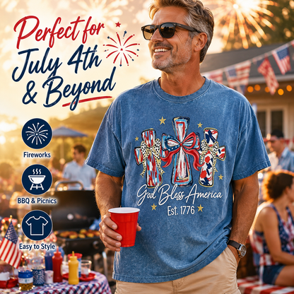 God Bless America USA 250th Anniversary T-Shirt