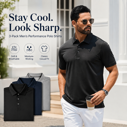Men's Performance Polo Shirts